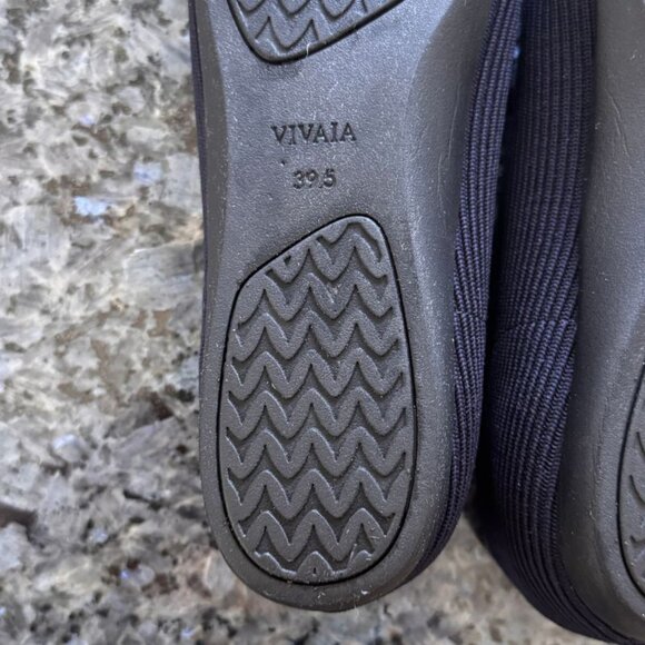 VIVAIA Authentic Square-Toe V-Cut Flats (Margot 2.0) **NEW** Navy EU 39.5 US 8.5 - Picture 11 of 11